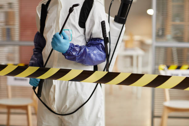 Professional Blood Cleanup technician working in Evans, CO